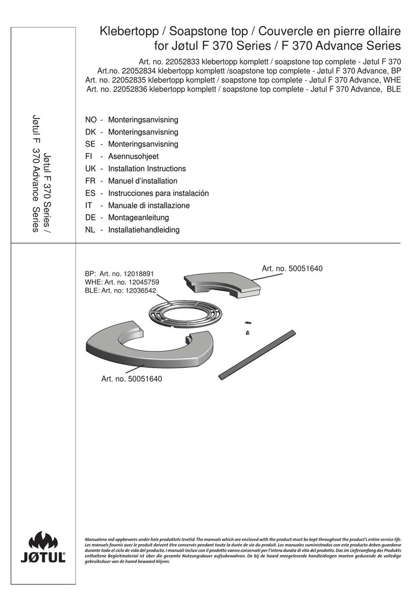 Jøtul 22052833 User manual