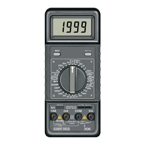 Kusam-meco 306 user manual