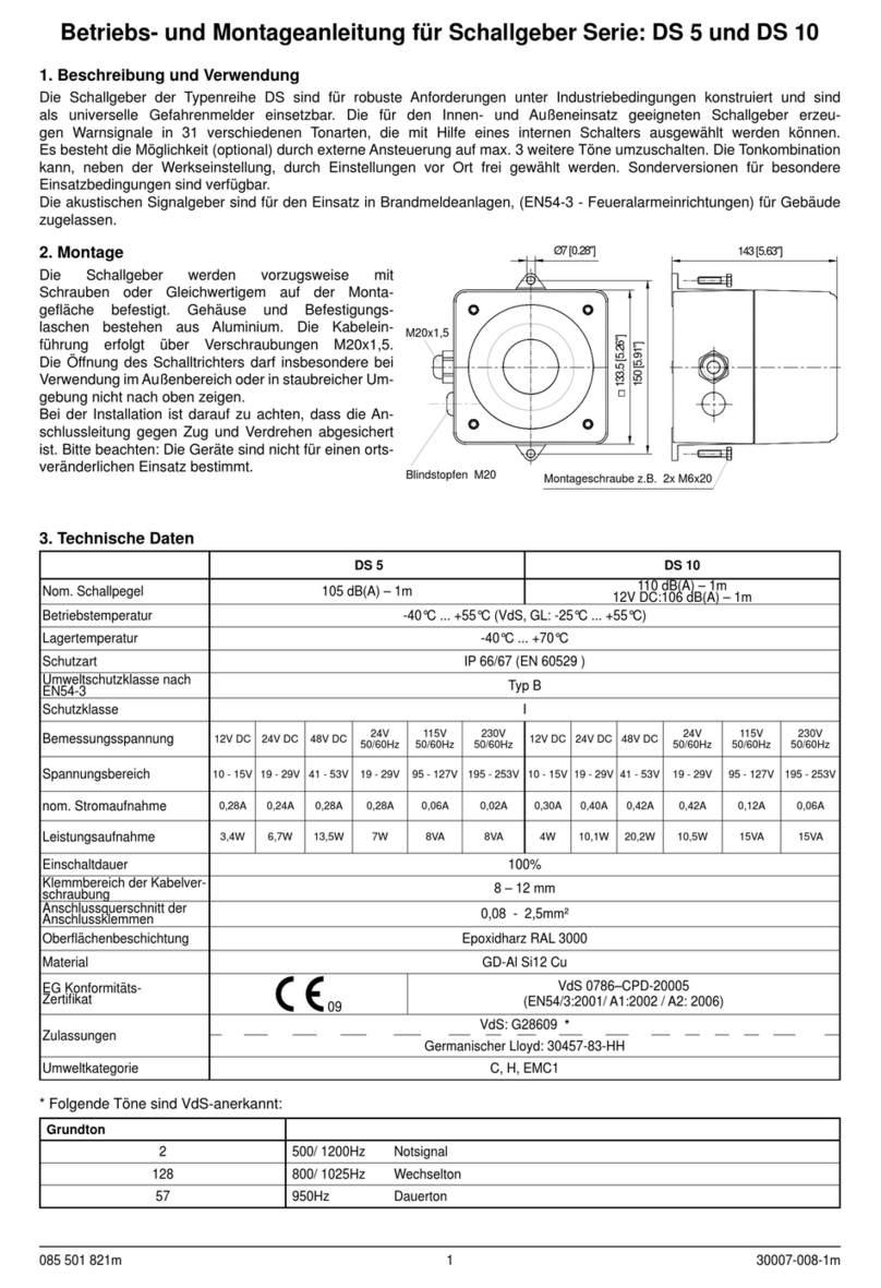 Pfannenberg DS Series Instruction Manual