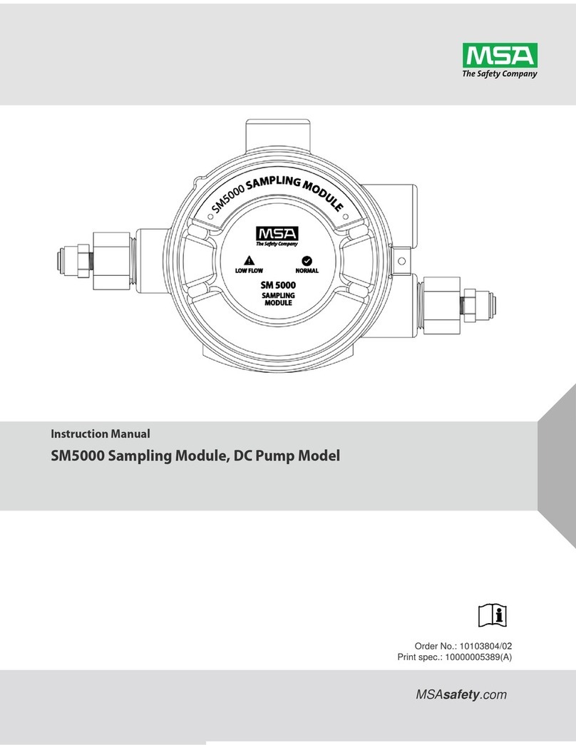 MSA SM5000 instruction manual