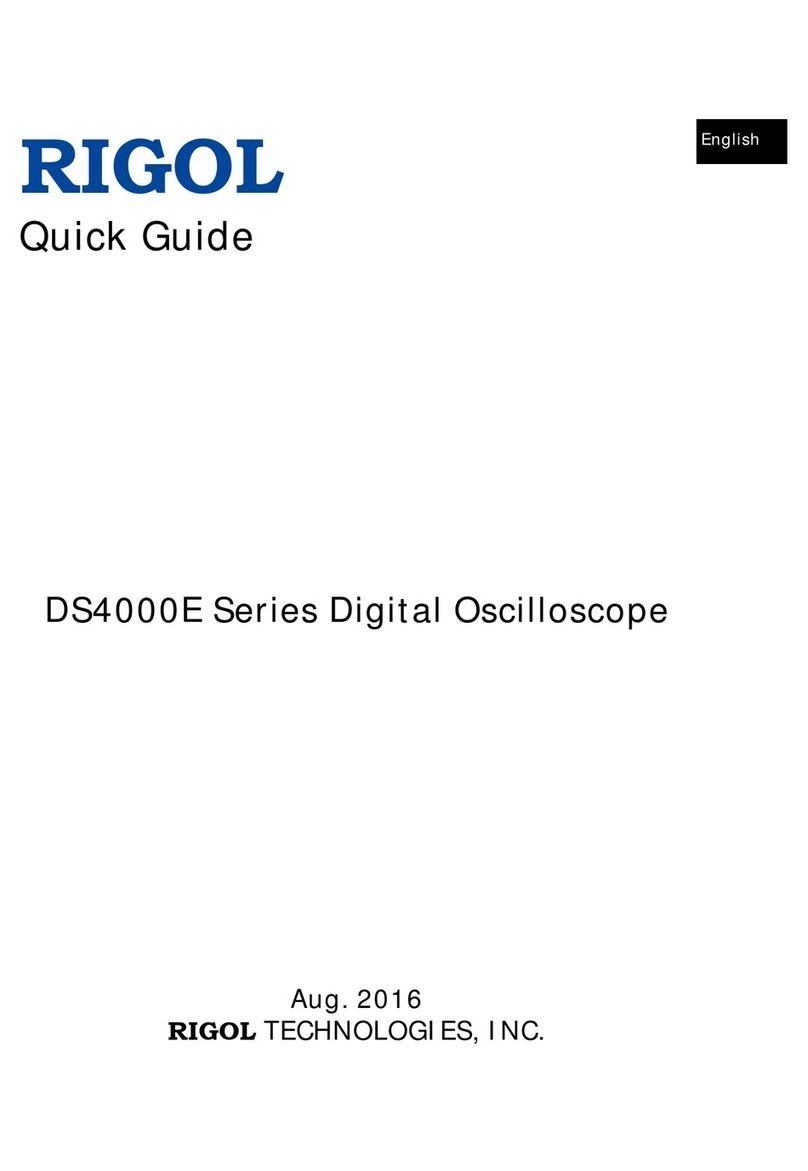 Rigol DS4000E Series User manual