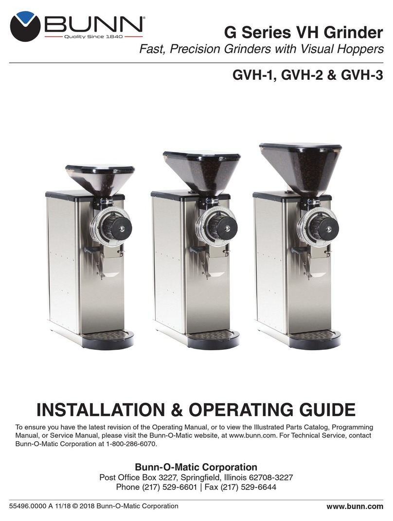 Bunn G Series Troubleshooting guide