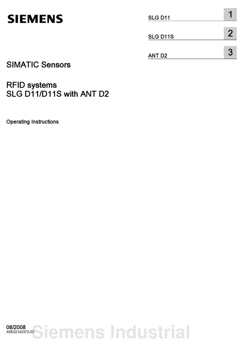 Siemens SIMATIC SLG D11 User manual