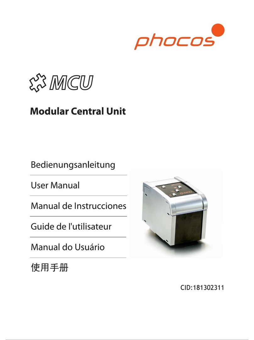 Phocos MCU user manual