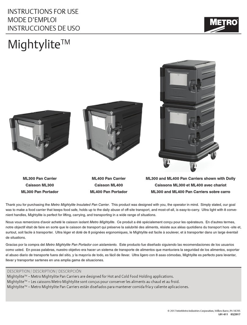 Metro DataVac Mightylite ML300 User manual Metro DataVac Mightylite ML300 User manual