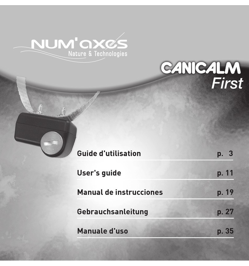 Num'axes Canicalm First User manual