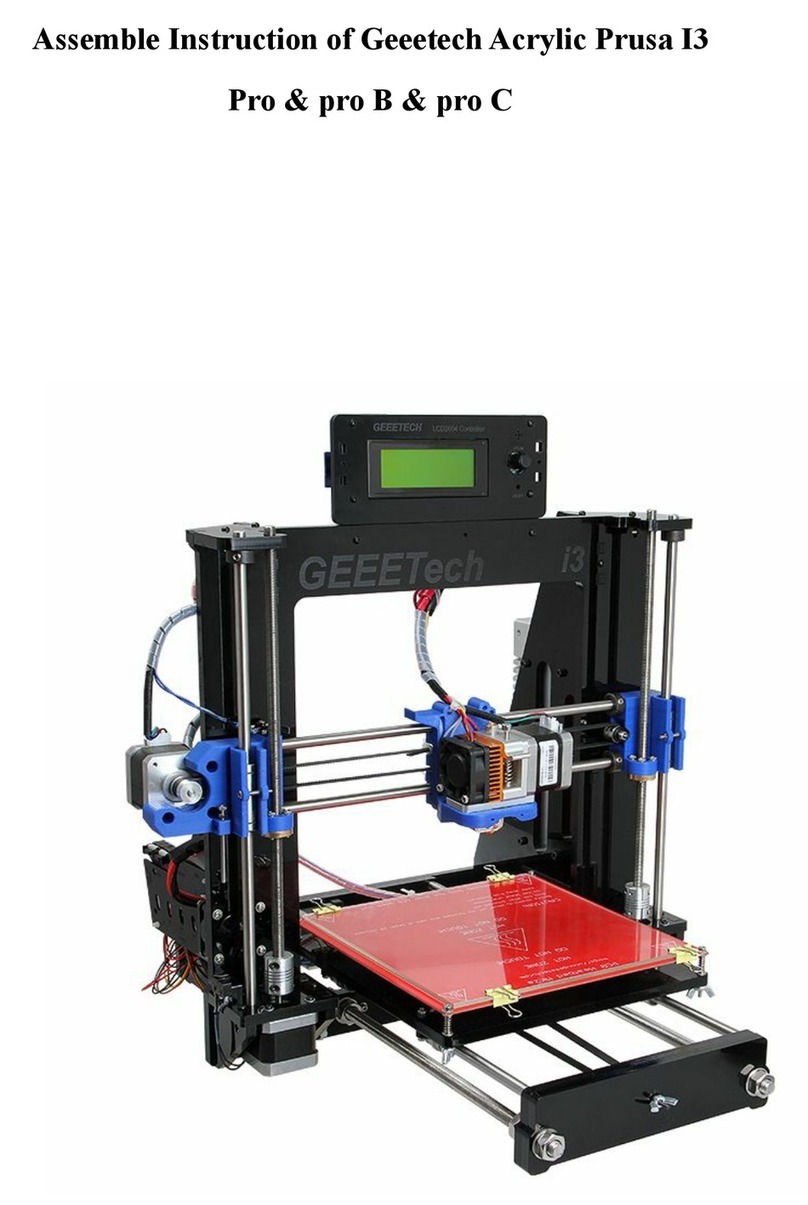 Geeetech Acrylic I3 Pro Assemble Instruction