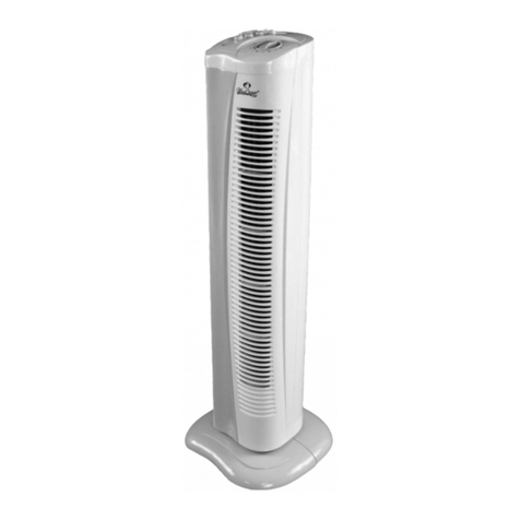 Wind Chaser Oscillating WindColumn Fan WGCF1 User manual