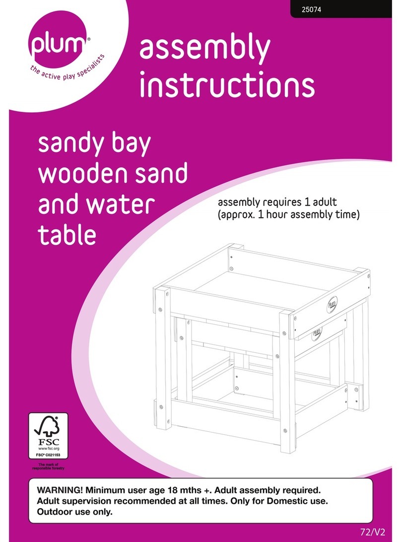 Plum sandy bay 25074 Assembly instructions Plum sandy bay 25074 Assembly instructions