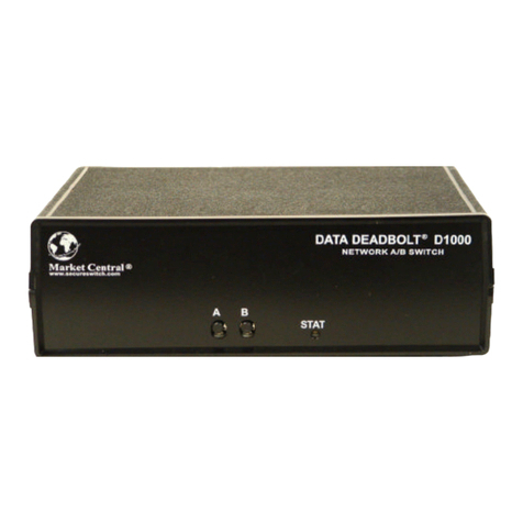 Market Central Data Deadbolt D1000 Series User manual