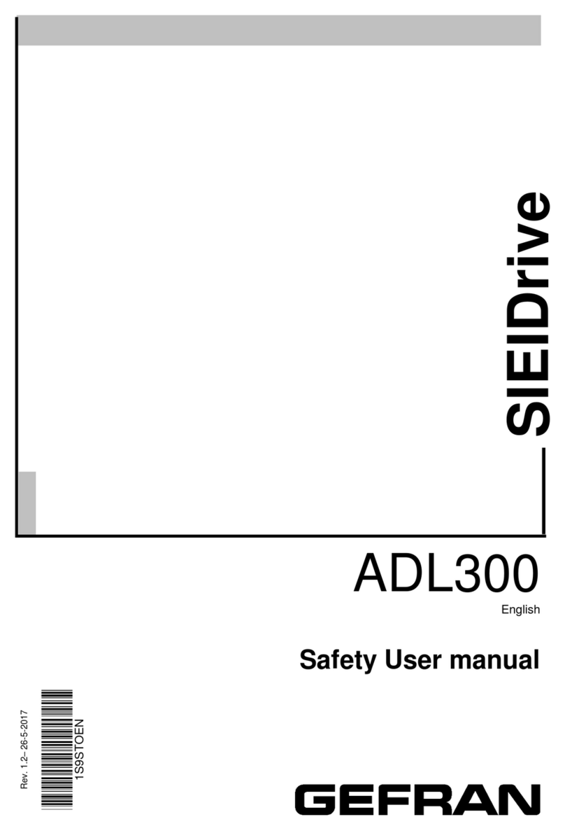 gefran SIEIDrive ADL300 User manual