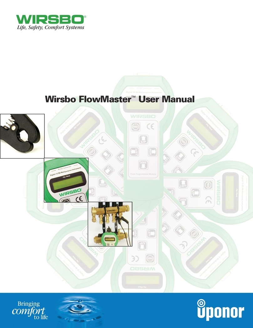 wirsbo FlowMaster user manual