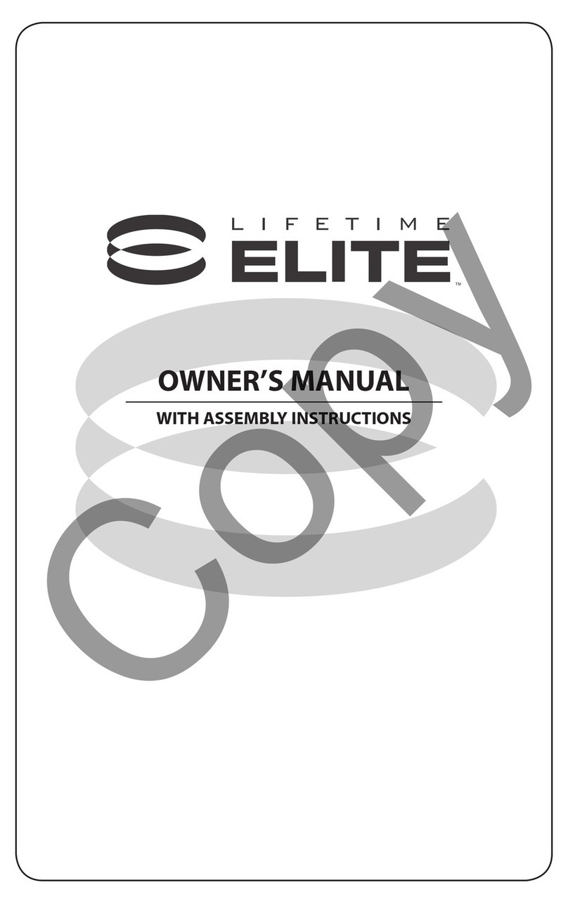 Lifetime Elite 51546 Owner's manual with assembly instructions Lifetime Elite 51546 Owner's manual with assembly instructions