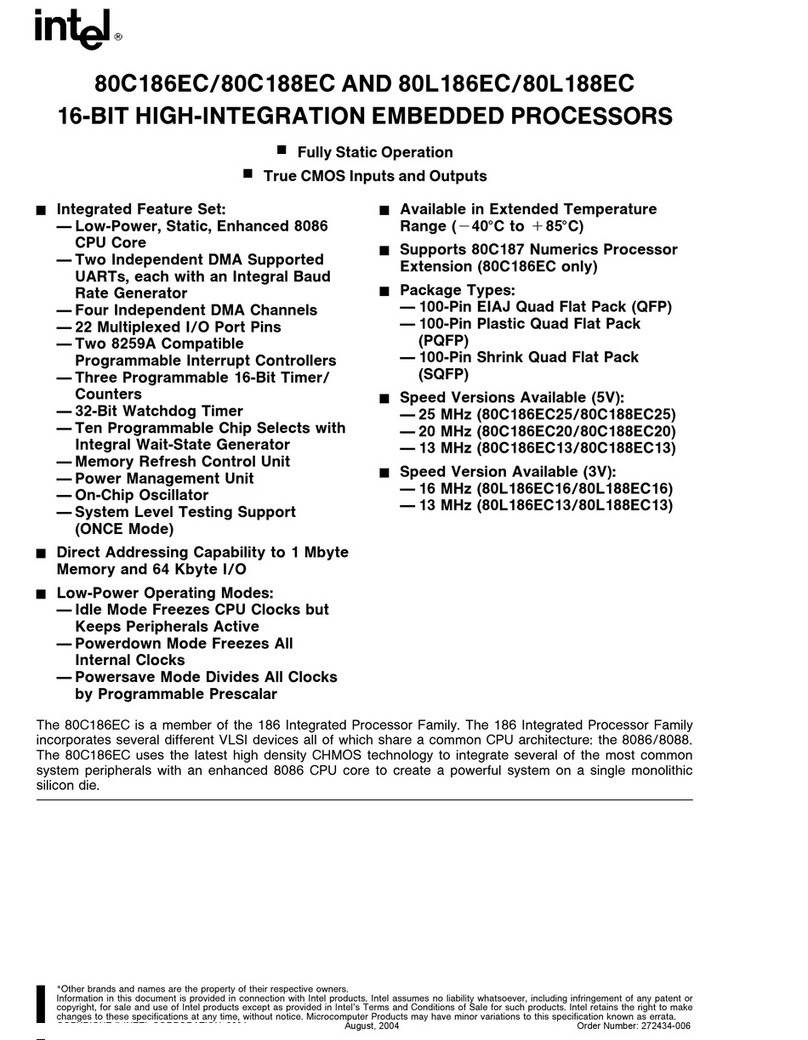 Intel 80C186EC User manual