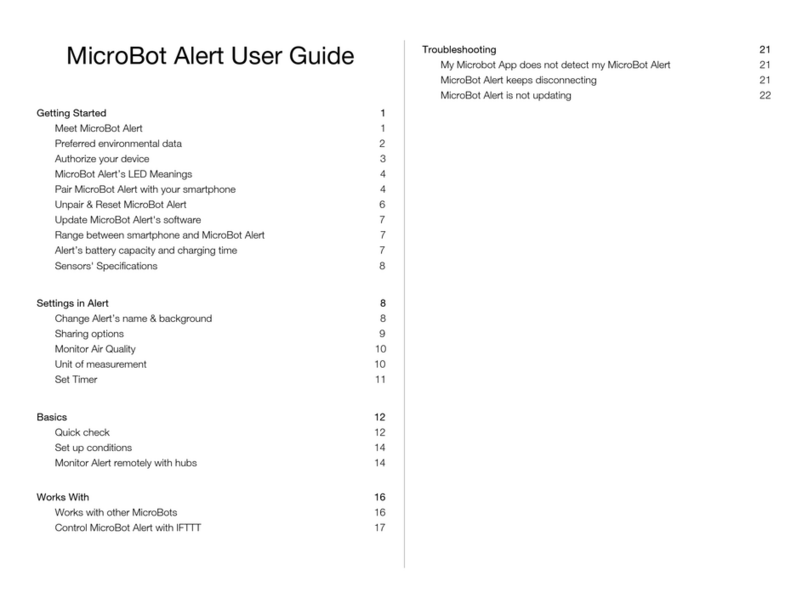 MicroBot Alert User manual