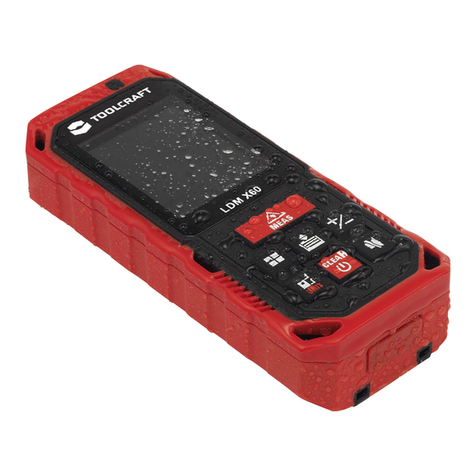 TOOLCRAFT LDM X60 User manual TOOLCRAFT LDM X60 User manual