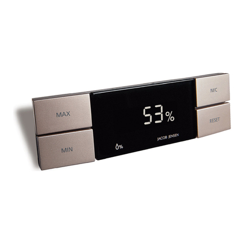 Jacob Jensen Hygrometer user manual