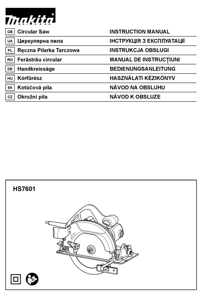 Makita HS7601 User manual