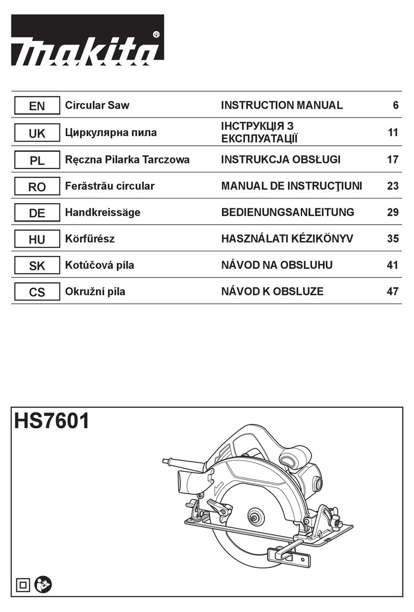 Makita HS7601 User manual