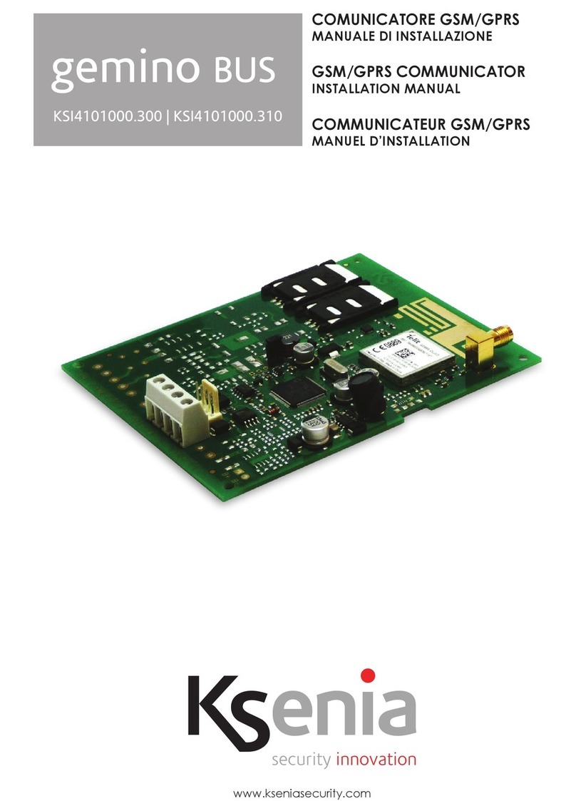 Ksenia Gemino Bus installation manual