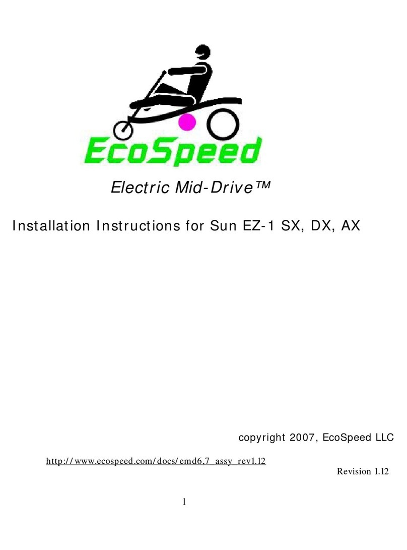 EcoSpeed Electric Mid-Drive installation instructions