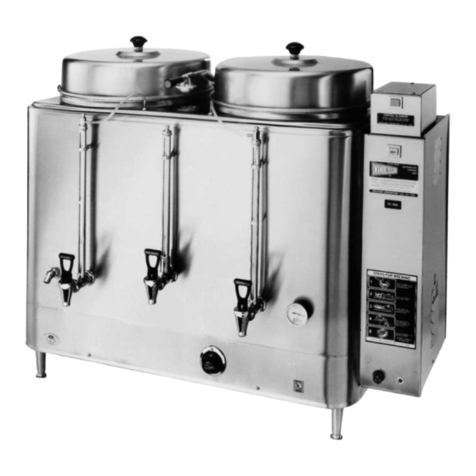 Grindmaster Cecilware FE75N Series Operator's manual