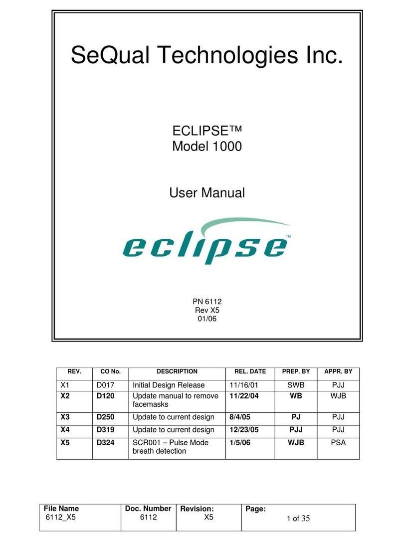 SeQual Technologies ECLIPSE 1000 User manual