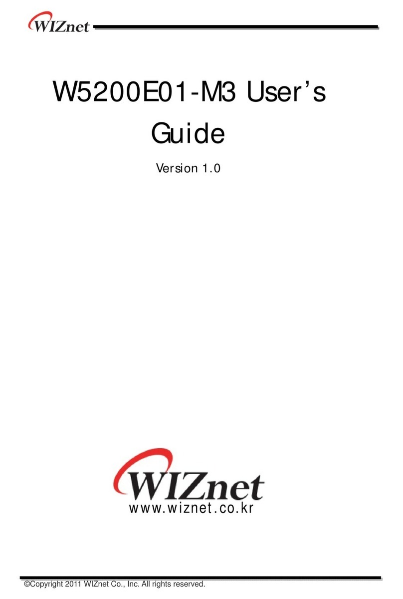 Wiznet W5200E01-M3 User manual