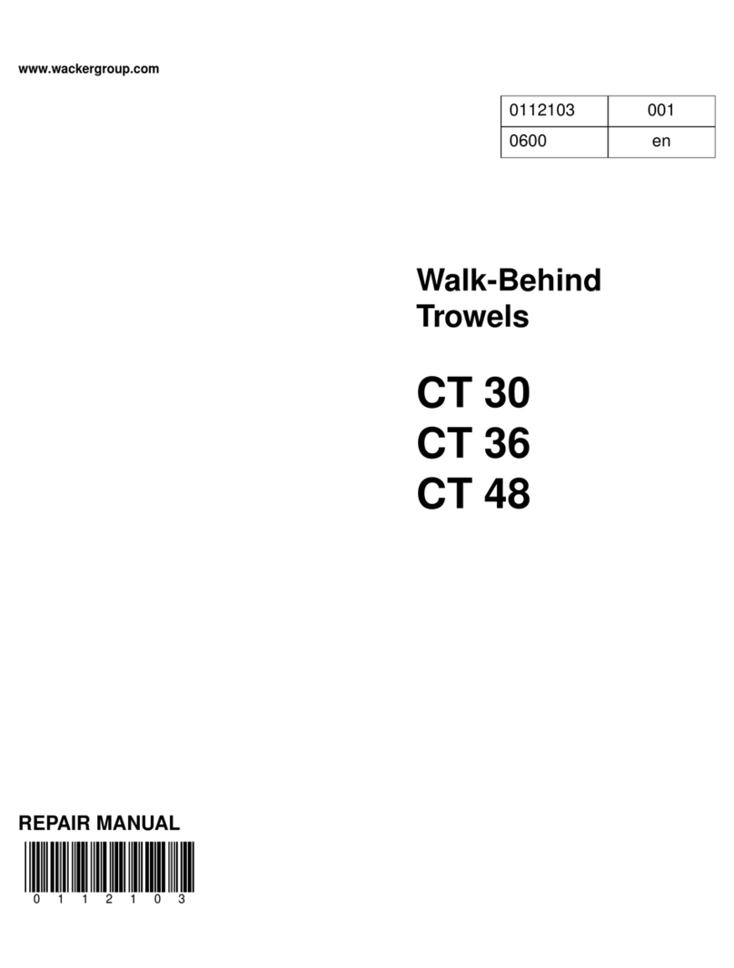 WACKER Group CT 30 Series Repair manual