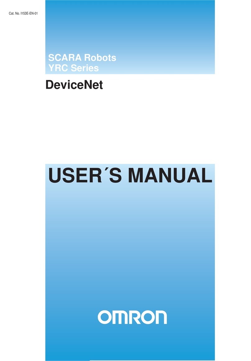 Omron SCARA YRC Series User manual