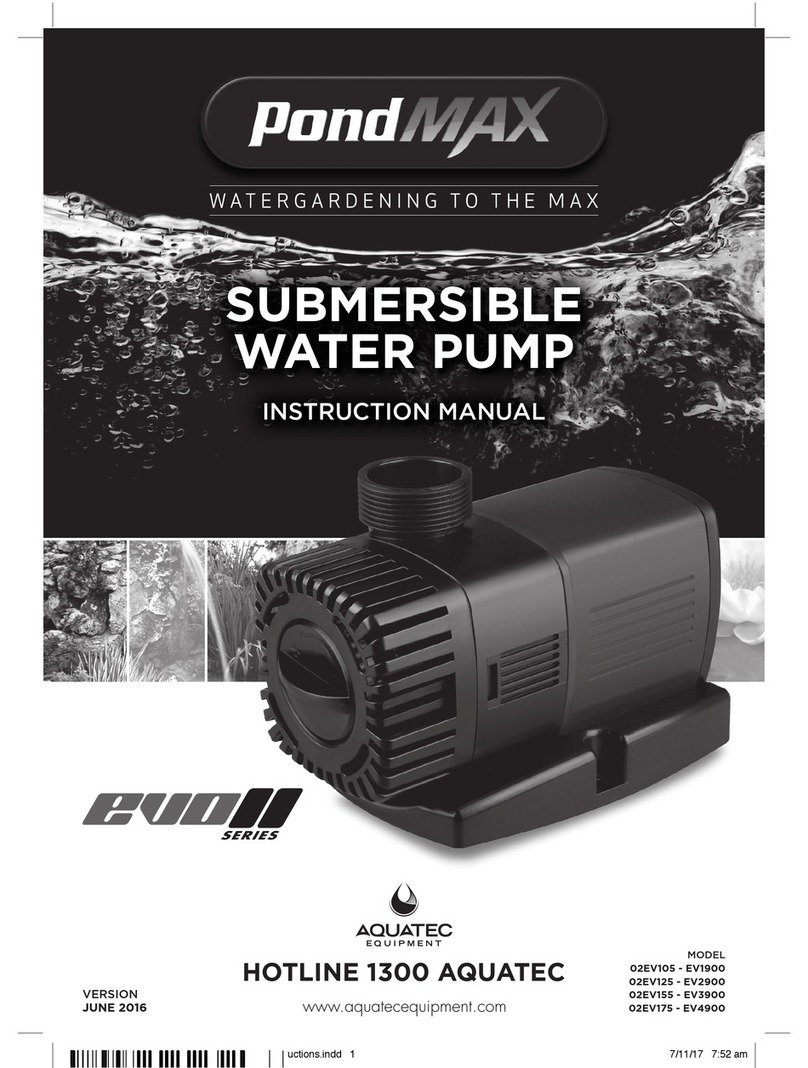 Aquatec PONDMAX EVOII Series User manual