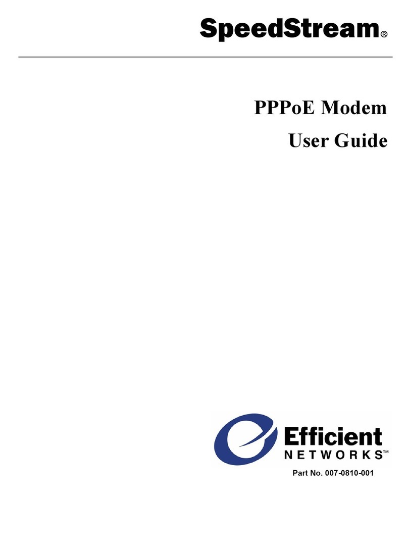 Efficient Networks SpeedStream 5100 Series user guide