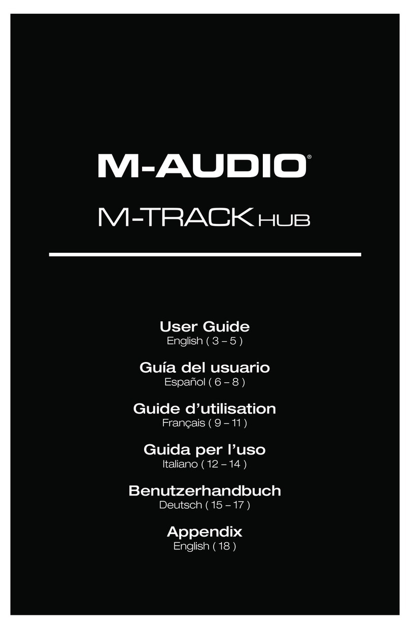 M-Audio M-Track Hub user guide