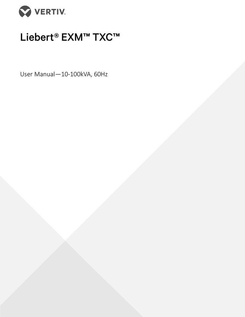 Vertiv Liebert EXM TXC User manual