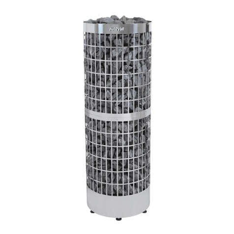 Harvia PC100E/135E Instructions for installation and use