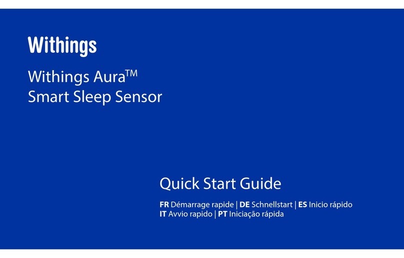 Withings Aura quick start guide Withings Aura quick start guide