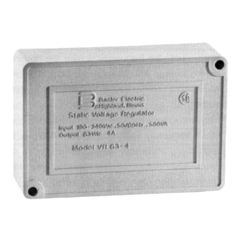 Basler VR63-4A/UL User manual
