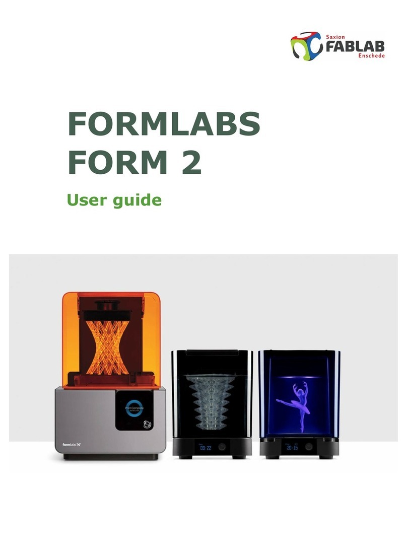 FabLab FORMLABS FORM 2 user guide