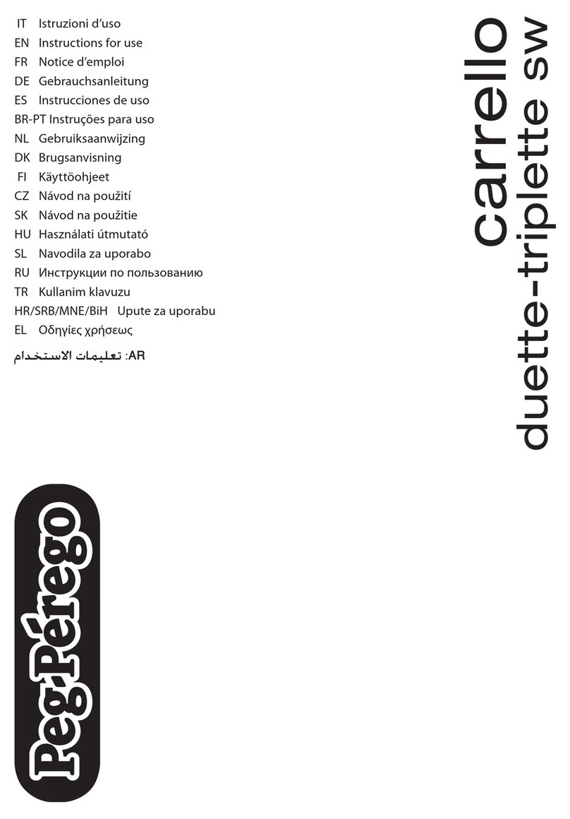 Peg-Perego Carrello duette sw User manual