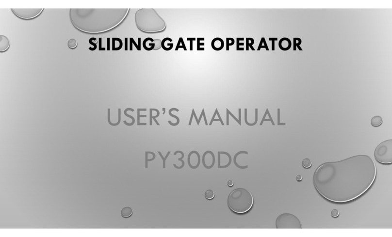 ARA PY300DC User manual
