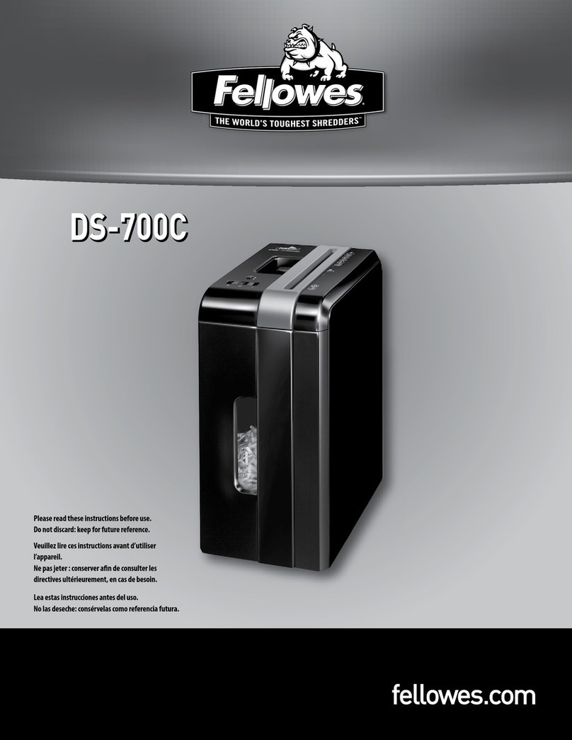 Fellowes DS-700C instructions