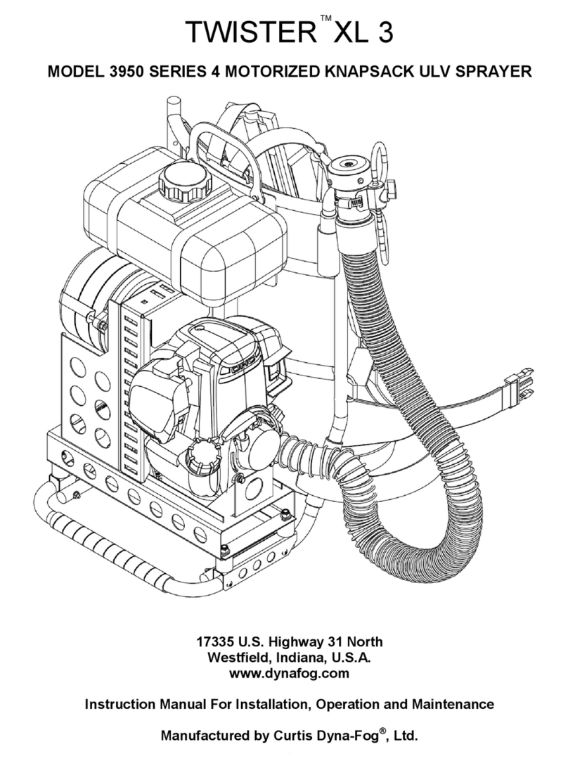 Curtis Dyna-Fog TWISTER XL 3 4 Series Instructions manual for installation, operation and maintenance Curtis Dyna-Fog TWISTER XL 3 4 Series Instructions manual for installation, operation and maintenance