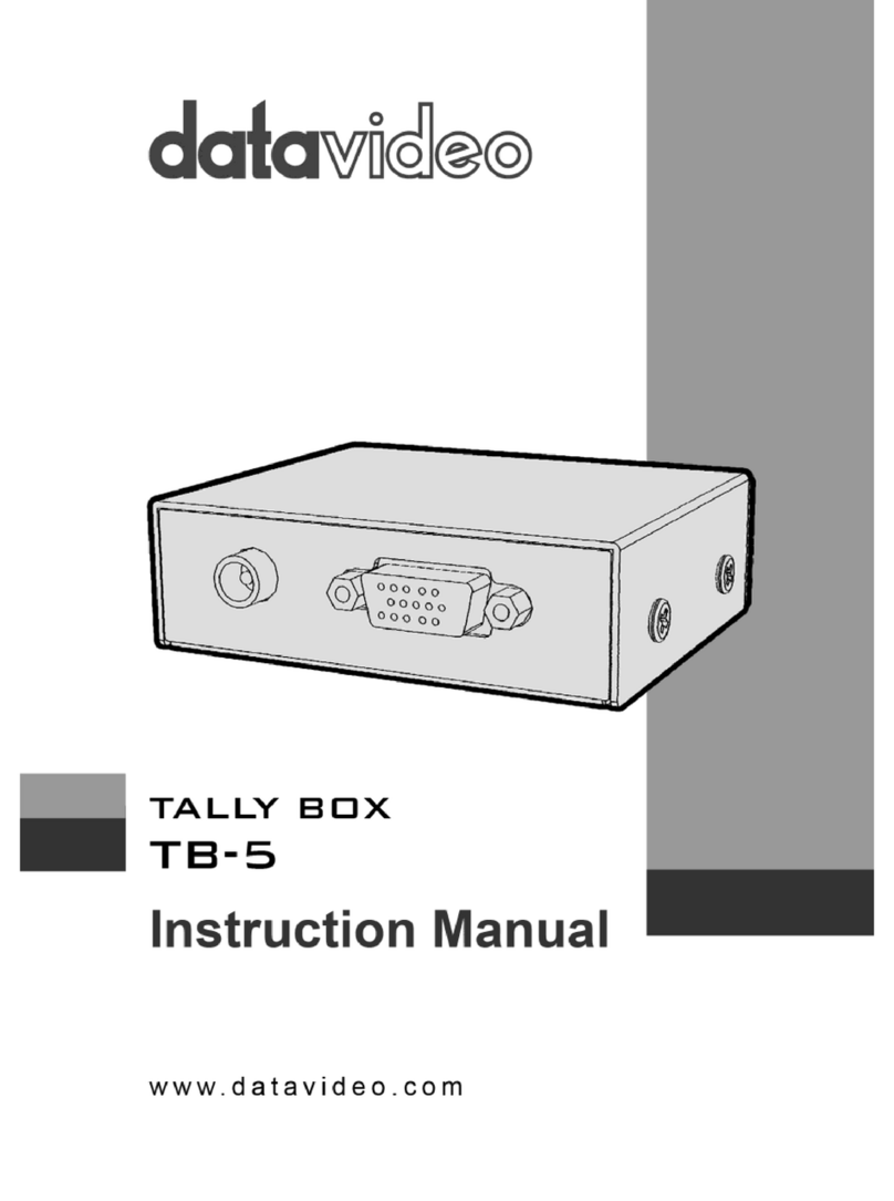 Data Video TB-5 instruction manual