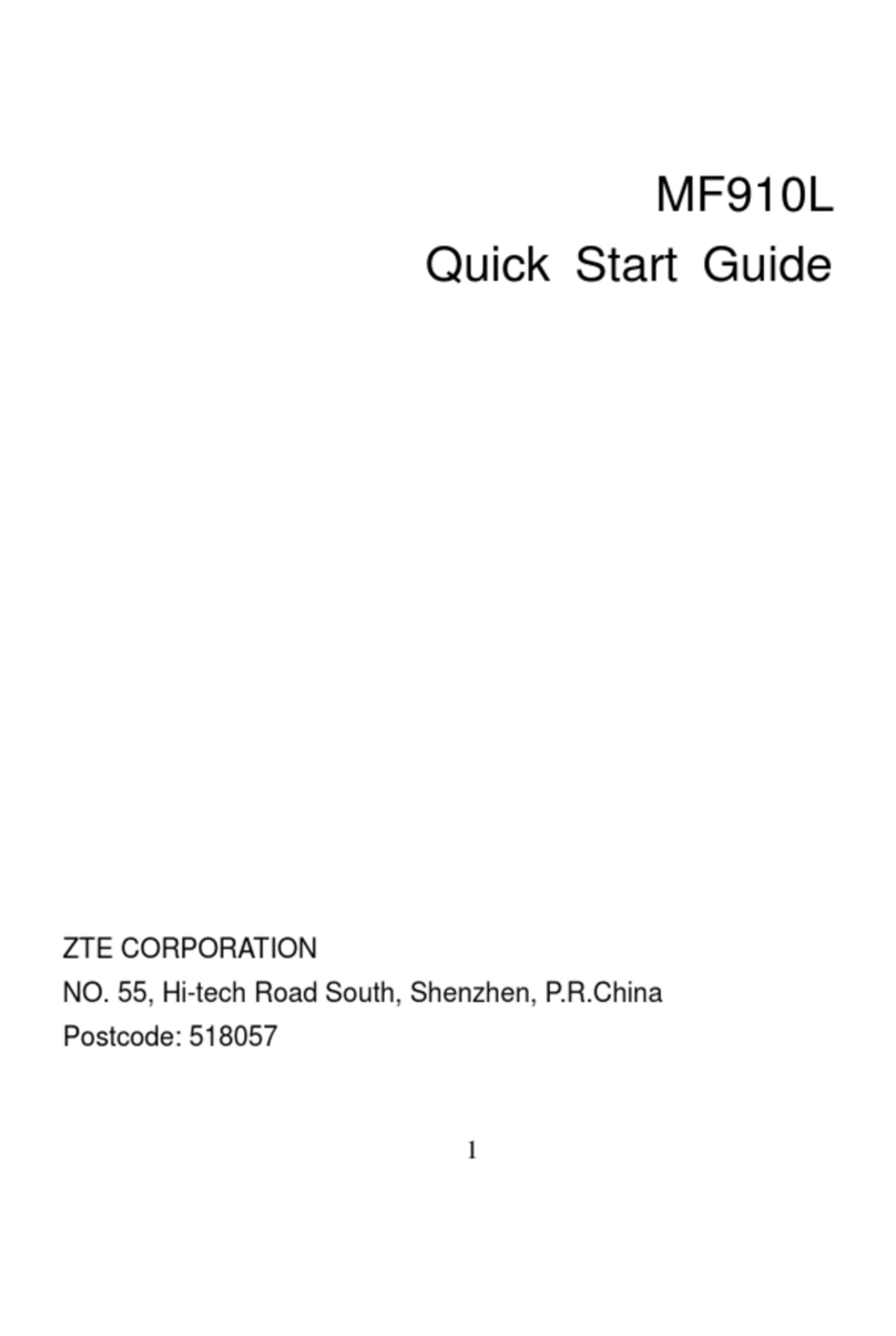 Zte mf910l User manual