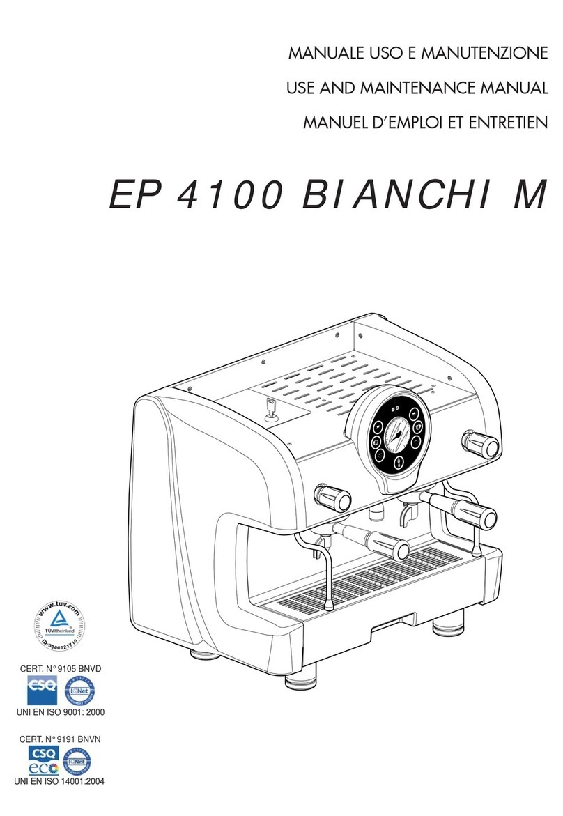 BIANCHI VENDING EP 4100 BIANCHI M User manual BIANCHI VENDING EP 4100 BIANCHI M User manual