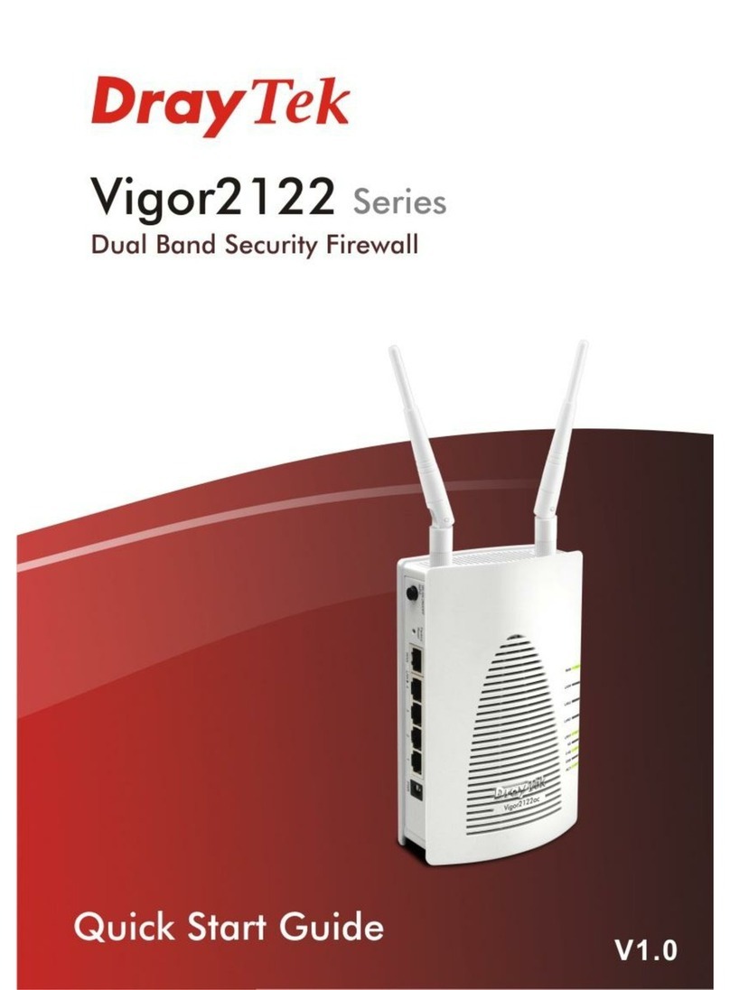 Draytek Vigor2122 Series User manual
