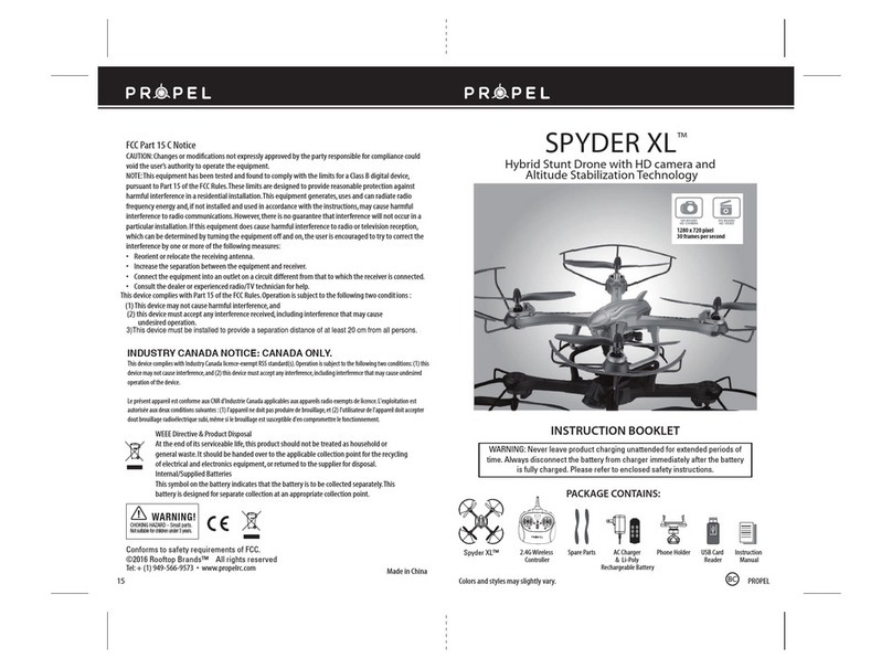 Propel Trampolines SPYDER XL Instruction booklet