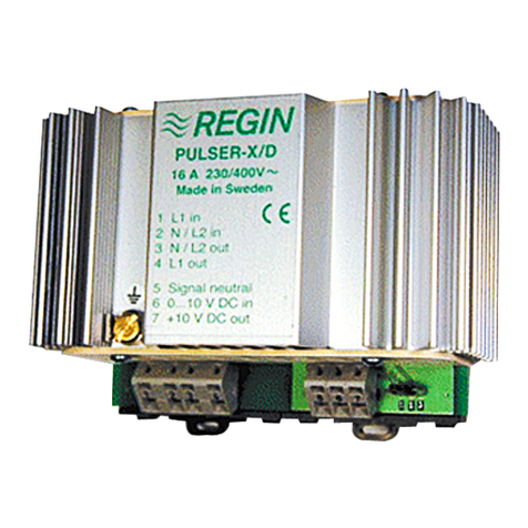 Regin PULSER-X/D User manual