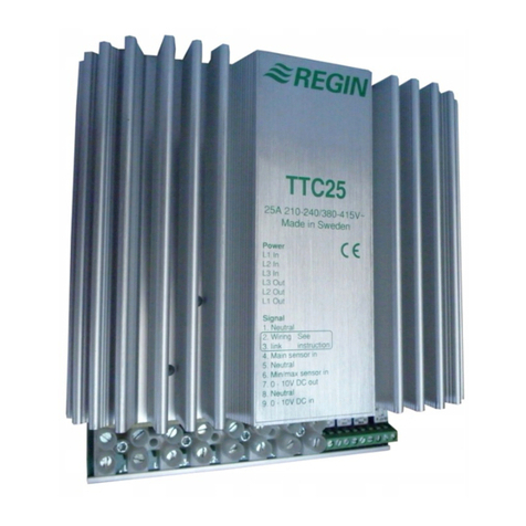 Regin TTC25 User manual