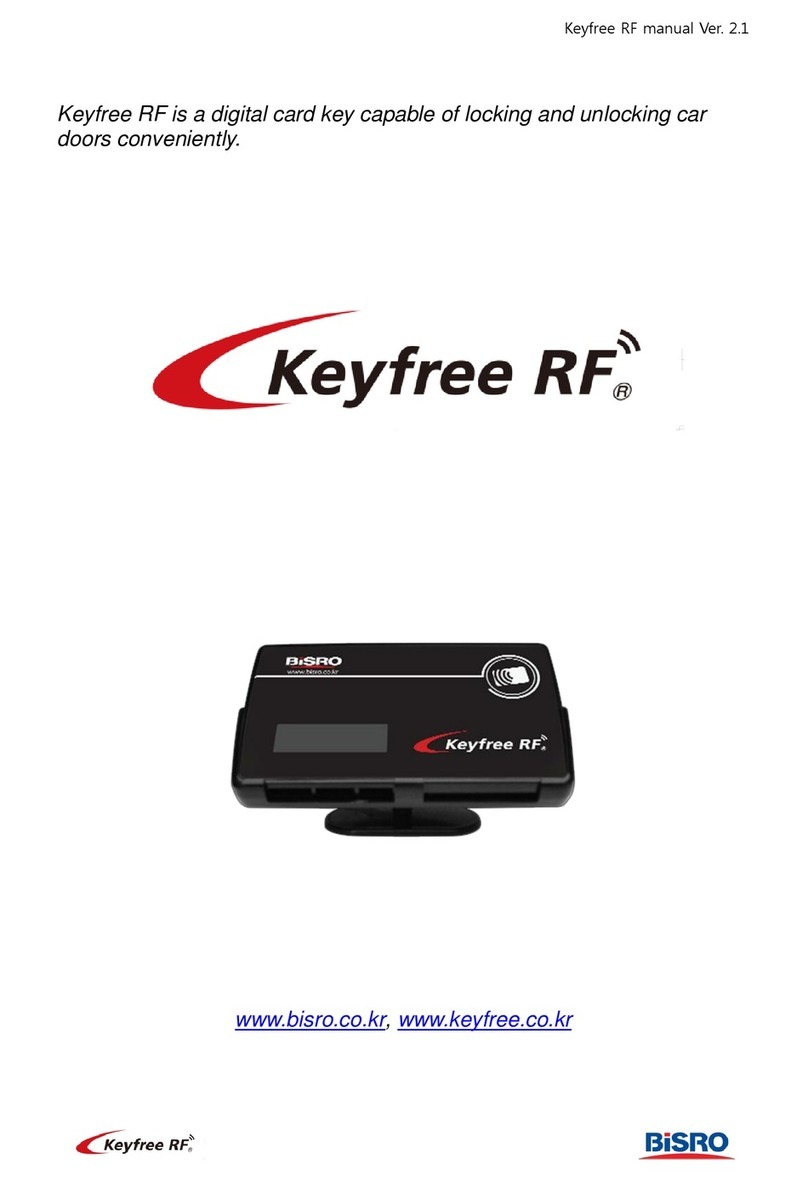BiSRO Keyfree RF manual